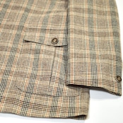 70's plaid tailored jacket