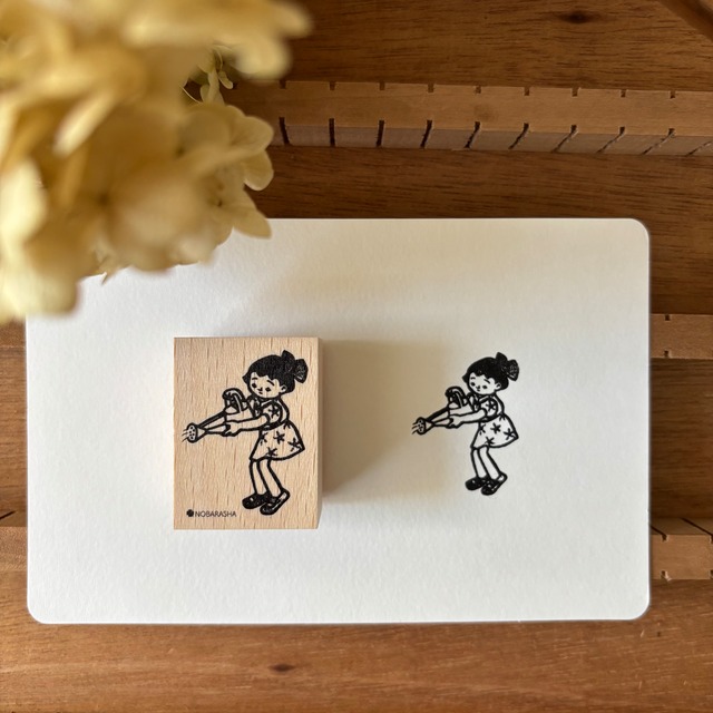 野ばら社の図案はんこ・水やり｜STP-810