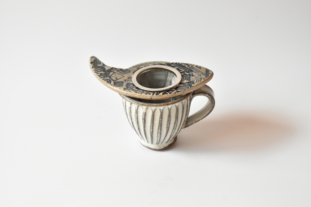 小代瑞穂窯 / 福田るい : チャプチャプ (茶漉し) #161