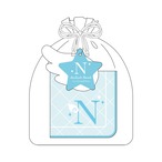 巾着入りイニシャルタオル N(5255979)