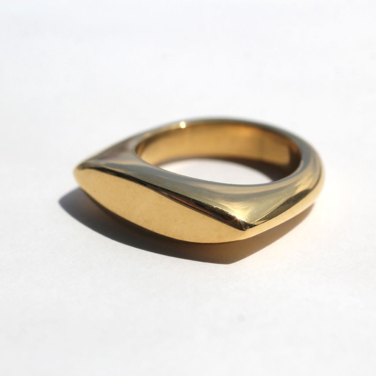 【ネコポス便】リング スクエアラウンドリング　1816