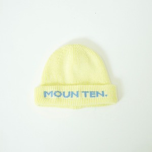 即納【MOUNTEN.】MOUN TEN. watch cap / lemon / ビーニー / マウンテン