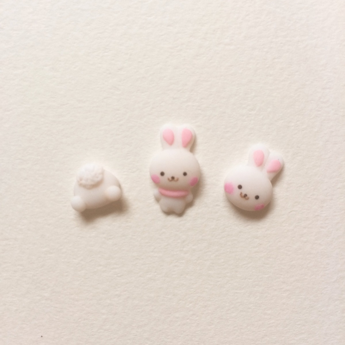 動物シリーズ/選べるうさぎさん/3Dネイルパーツ(3) | neph _nail 1級  