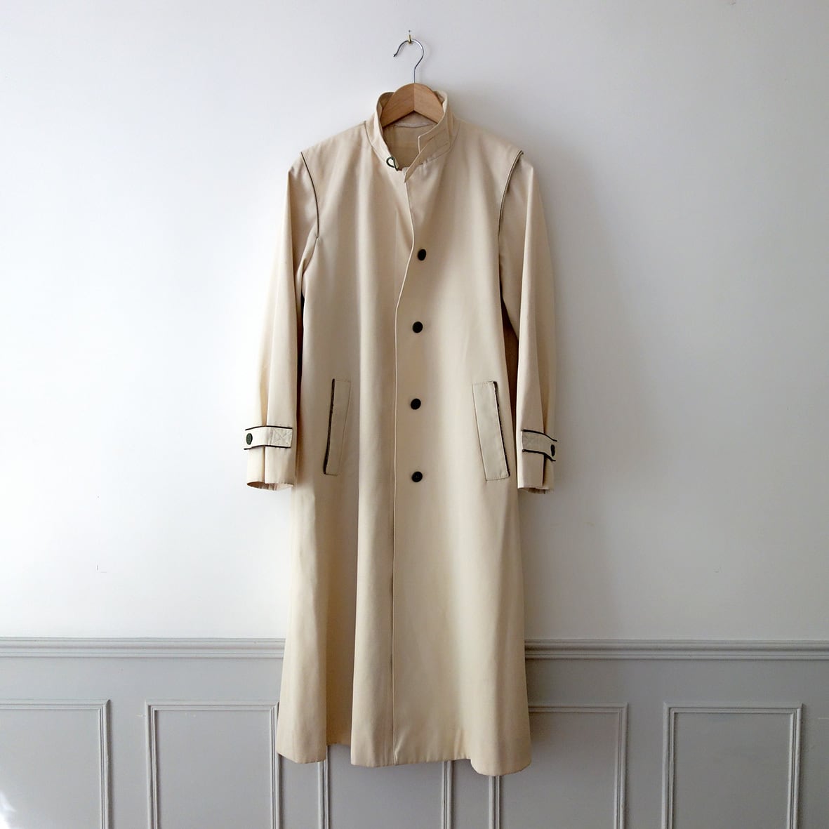 Deuxieme Classe Blanc manteau ステンカラーコート Deuxieme Classe ステンカラーコート コート *ステンカラー