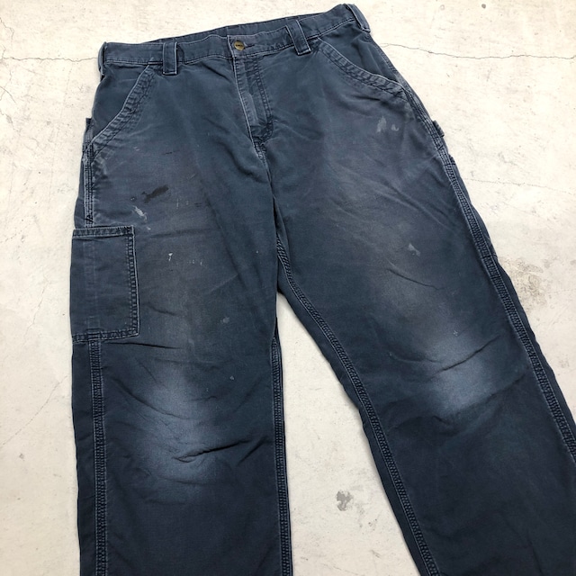 CARHARTT LOOSE ORIGINAL FIT NAVY COTTON  PANT