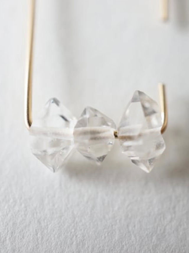 【MUUTS】Herkimer diamond pierce