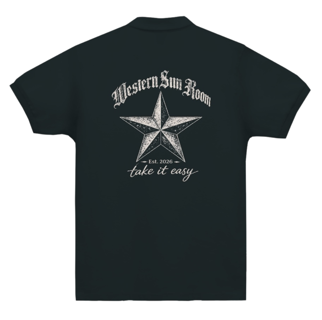 Western Sun Room｜Horseshoe Logo Polo Shirt #10 (2Color/XS~XXL