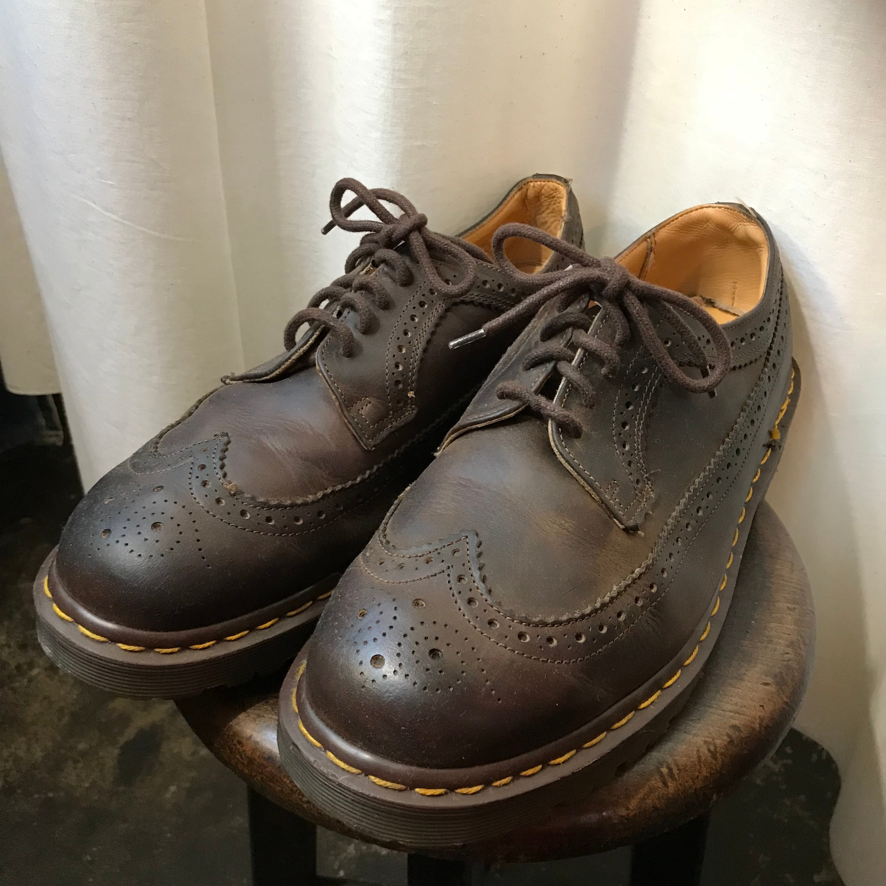 イングランド製 Dr. Martens ドクターマーチン ウイングチップシューズ 革靴　UK11(29.5cm) | used clothing  SHYBOY powered by BASE