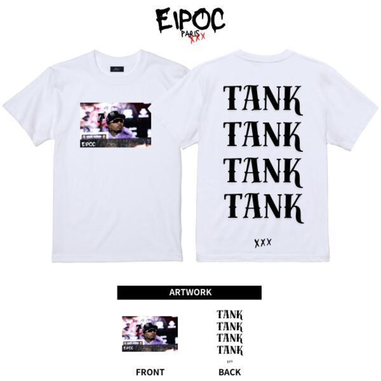 EIPOC PARIS 「"TANK PHOTO" S/S T-Shirts Black/White」 - 6