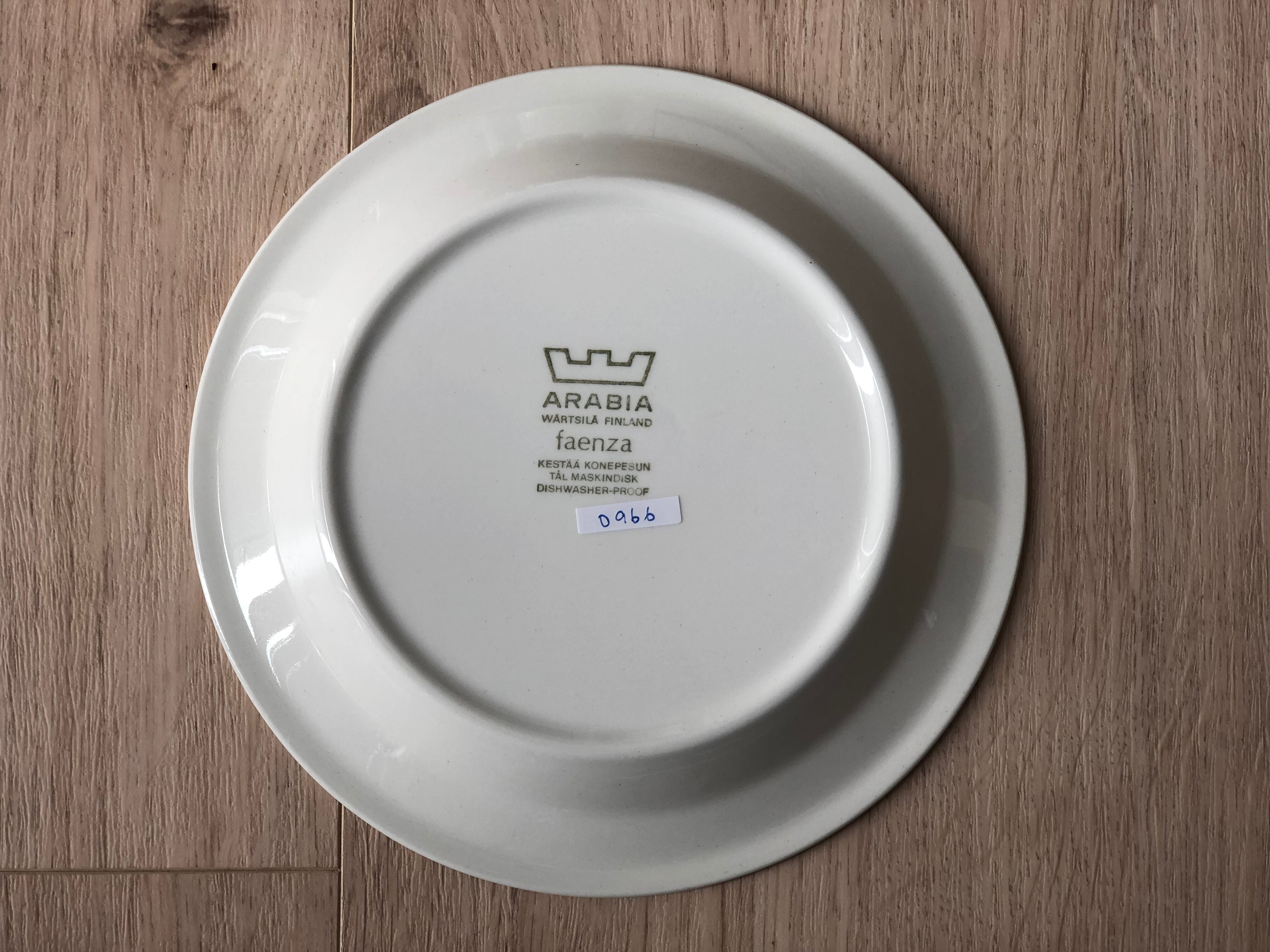 arabia FAENZA 17cm plate | ファエンツァ プレート ブルー ｜0866 | ILO