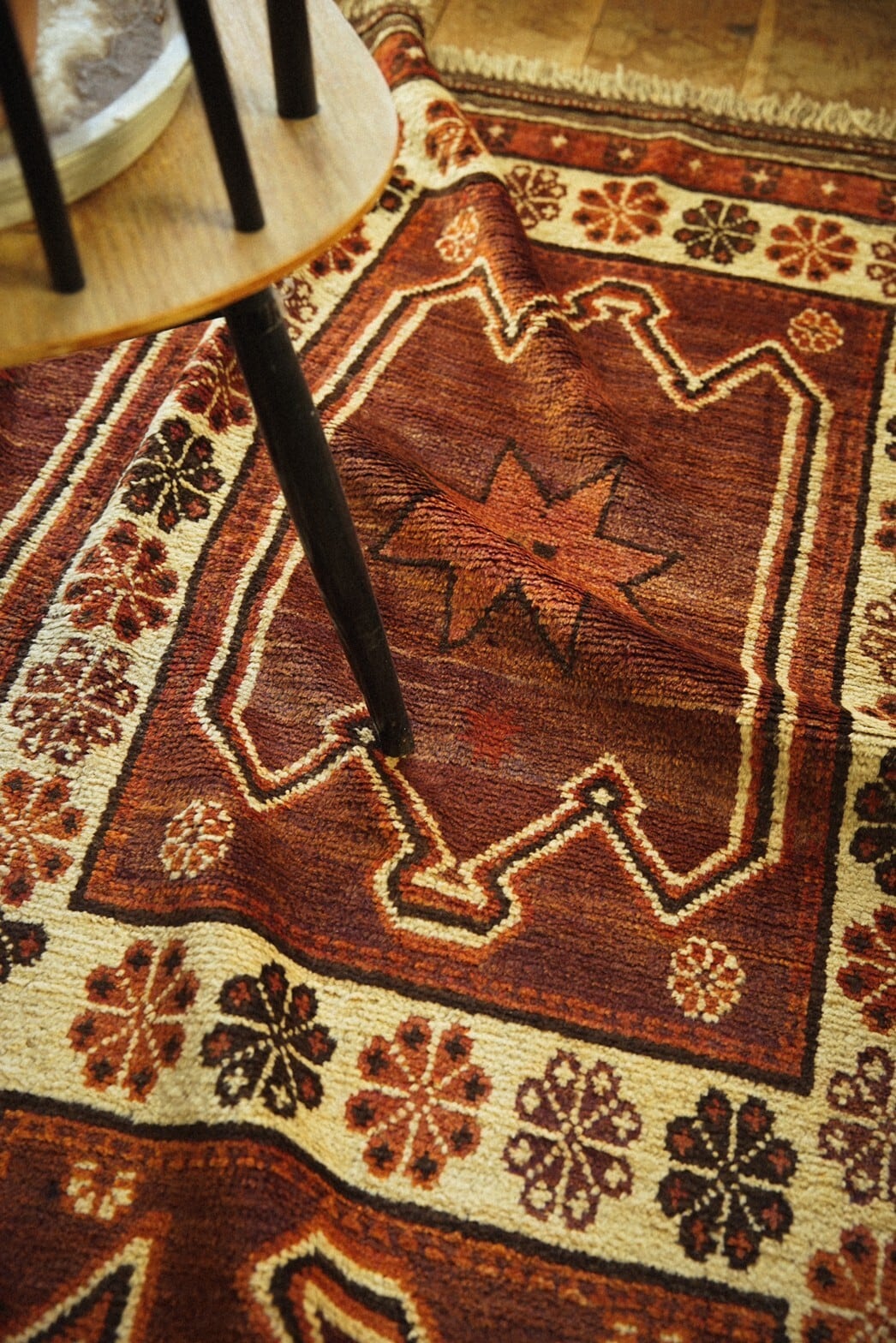 442-Vintage Taimani rug | 手織りのヴィンテージラグ専門店 | Bahr