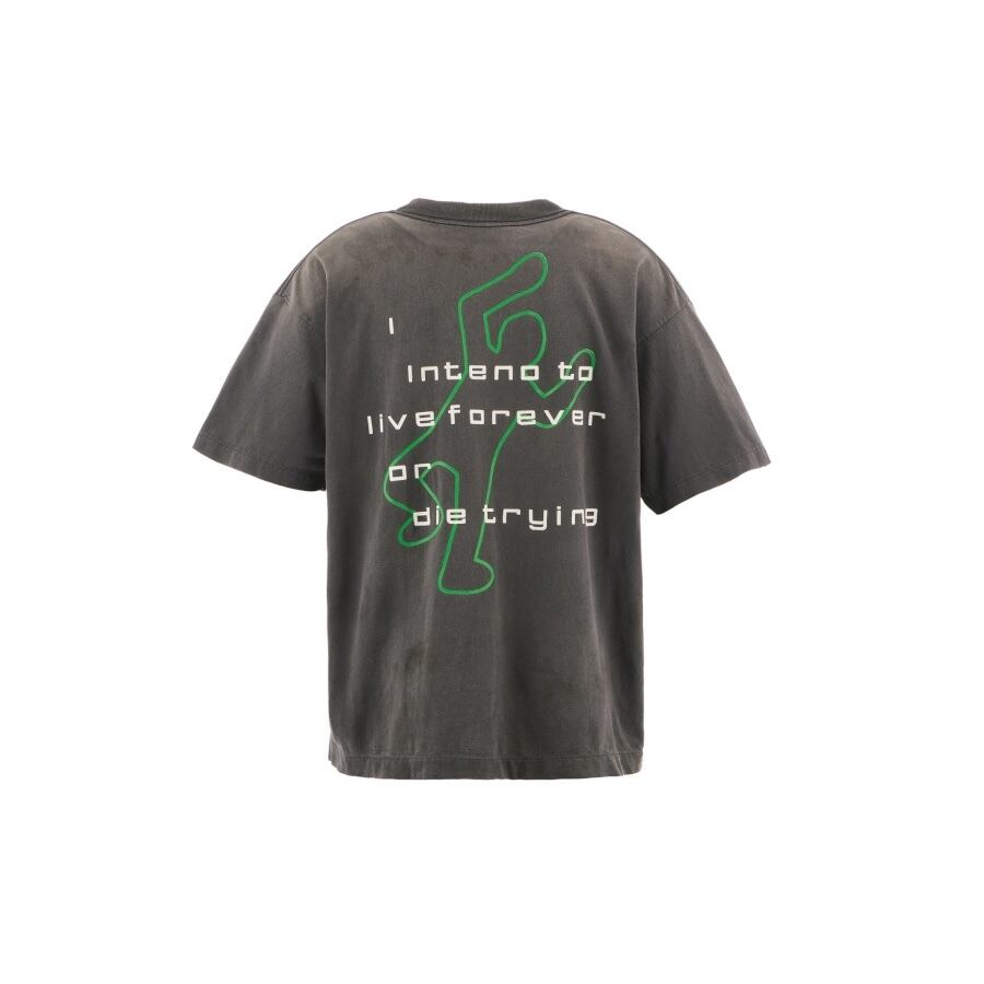 ★状態良★CG-2152 CHRISTIAN ES SAINT Mxxxxxx × FEAR OF GOD SS25 FG_SS TEE/SNT OF GOD / BLK - NUBIAN