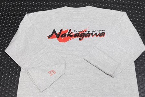 TGNオリジナル　長袖Tシャツ グレー　(L)