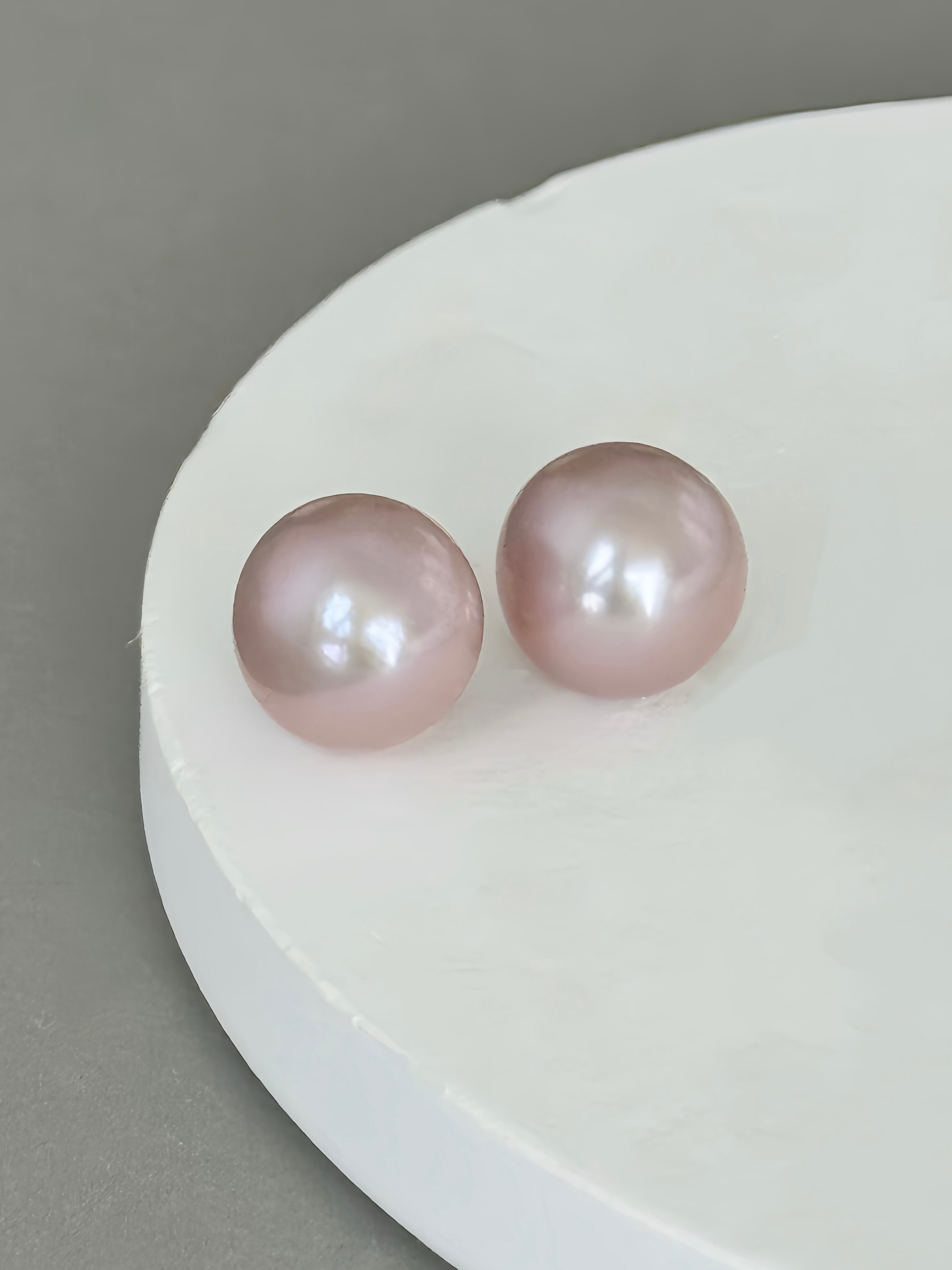 mini oyster baroque pearlearrings | elem