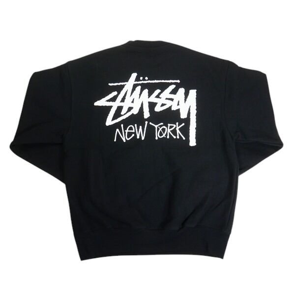 Size【M】 STUSSY ステューシー STOCK PARIS CREW BLACK パリ限定