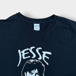 【GILDAN】バンドTシャツ JESSE AND THE RIPPERS 1989 ツアーTシャツ レプリカ ロゴ フォトプリント バンt ロックt 黒t XL ジェシー・アンド・ザ・リッパーズ ビッグサイズ 半袖 夏物 us古着