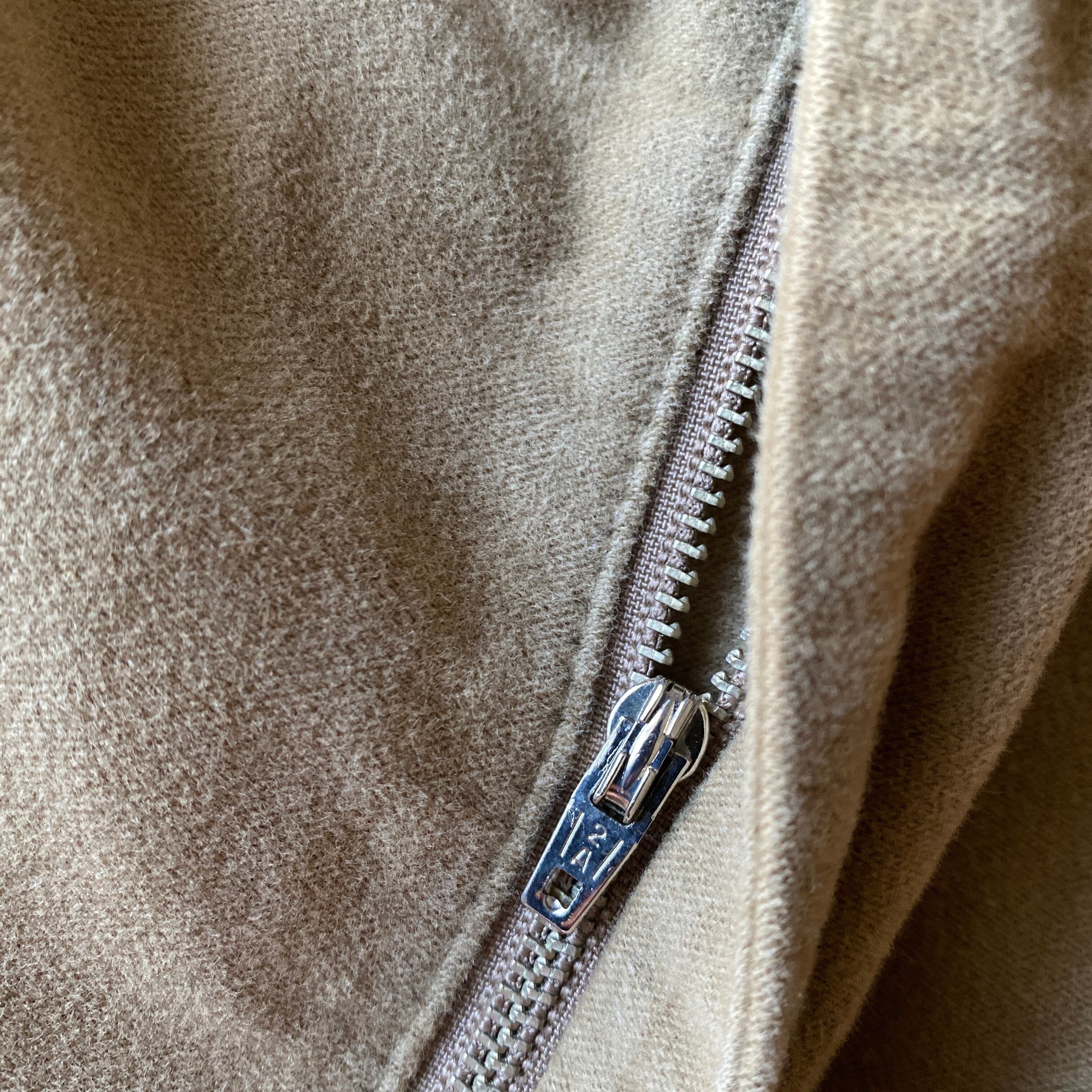 80s90s GIORGIO ARMANI LE COLLEZIONI cotton moleskin 2tuck trousers