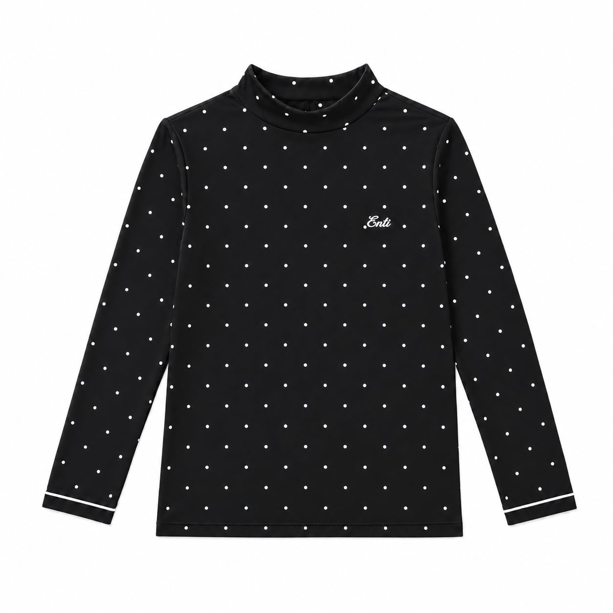 POLKA MOCK LS (BLK)
