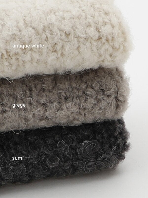 evam eva ｜alpaca wool snood (grege, antique white) | robin ASO