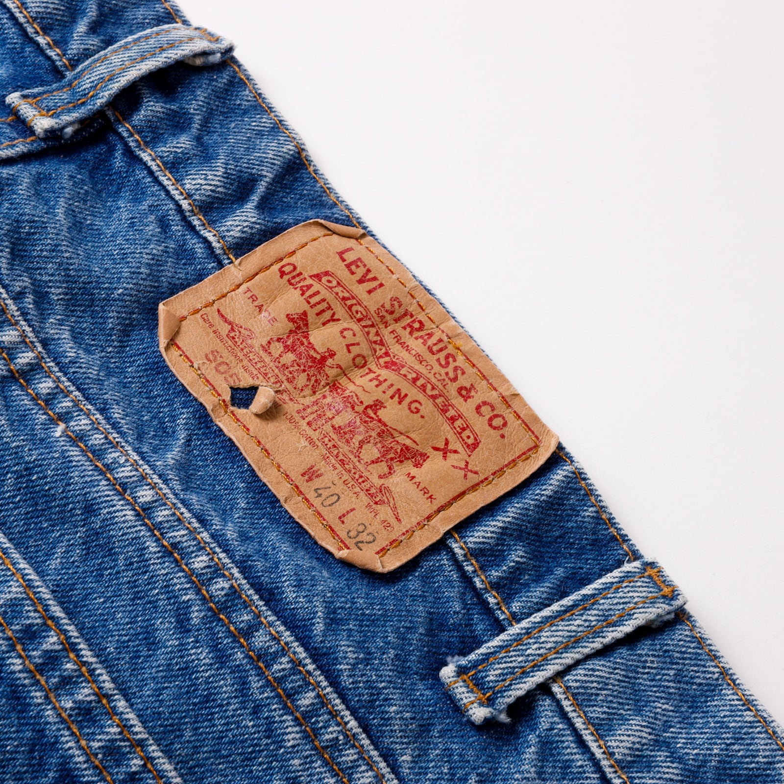 逸品】90s Vintage Levi's 505 デニム W40 実寸W38 オリジナル