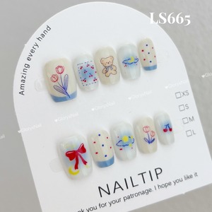 LS665 ネイルチップ サイズXS/S/M