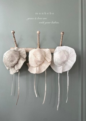 【先行予約5/24～6/1 23:59まで5％OFF】2415 knit hut  / MONBEBE