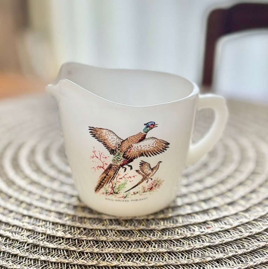 ファイヤーキング ミルクピッチャー ゲームバード(猟鳥)シリーズ キジ