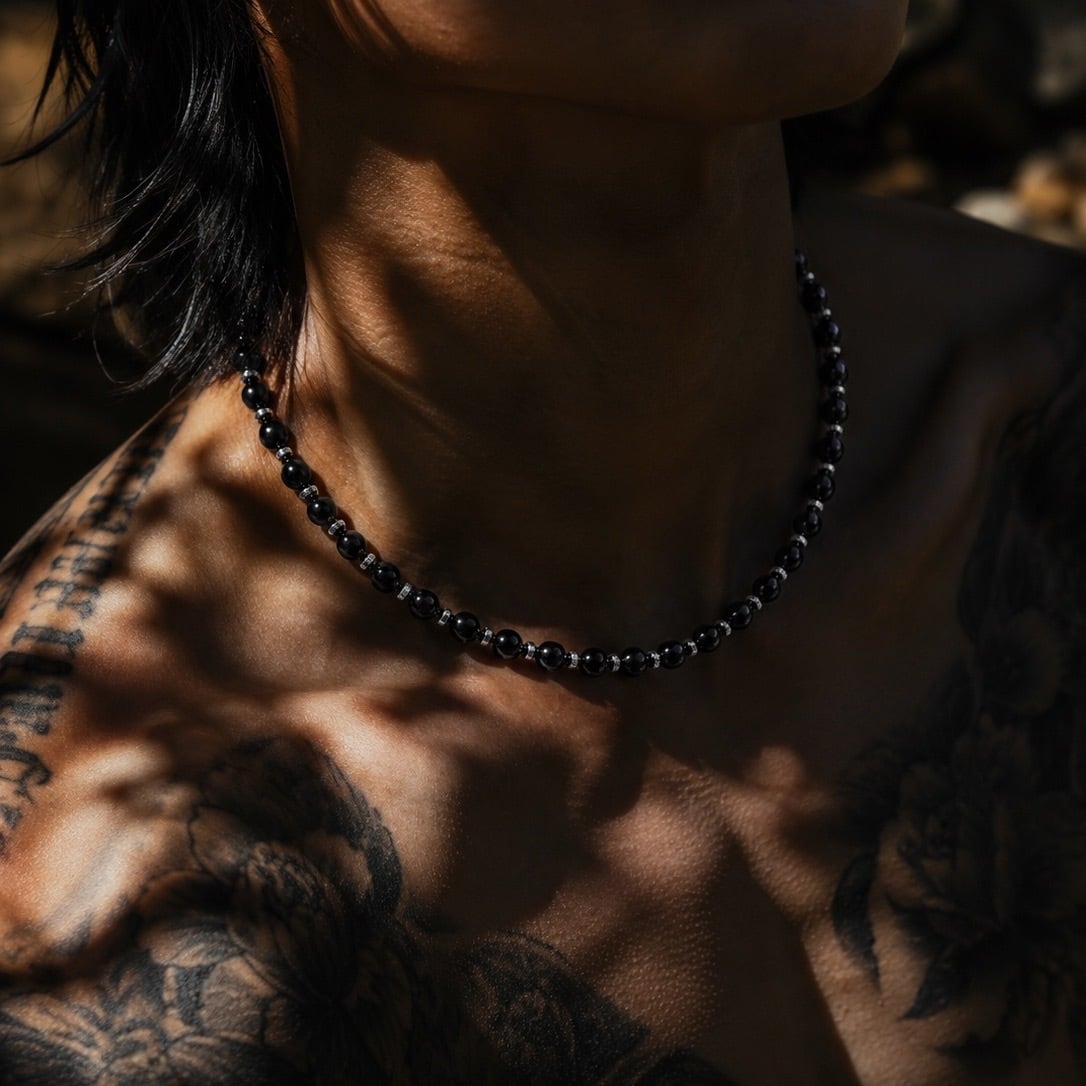 316L Black shell pearl necklace【6mm】 | ✯Lucliss Jewelry✯