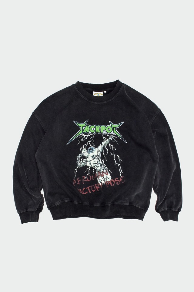 ヴィンテージグラフィックトレーナー　ブラック