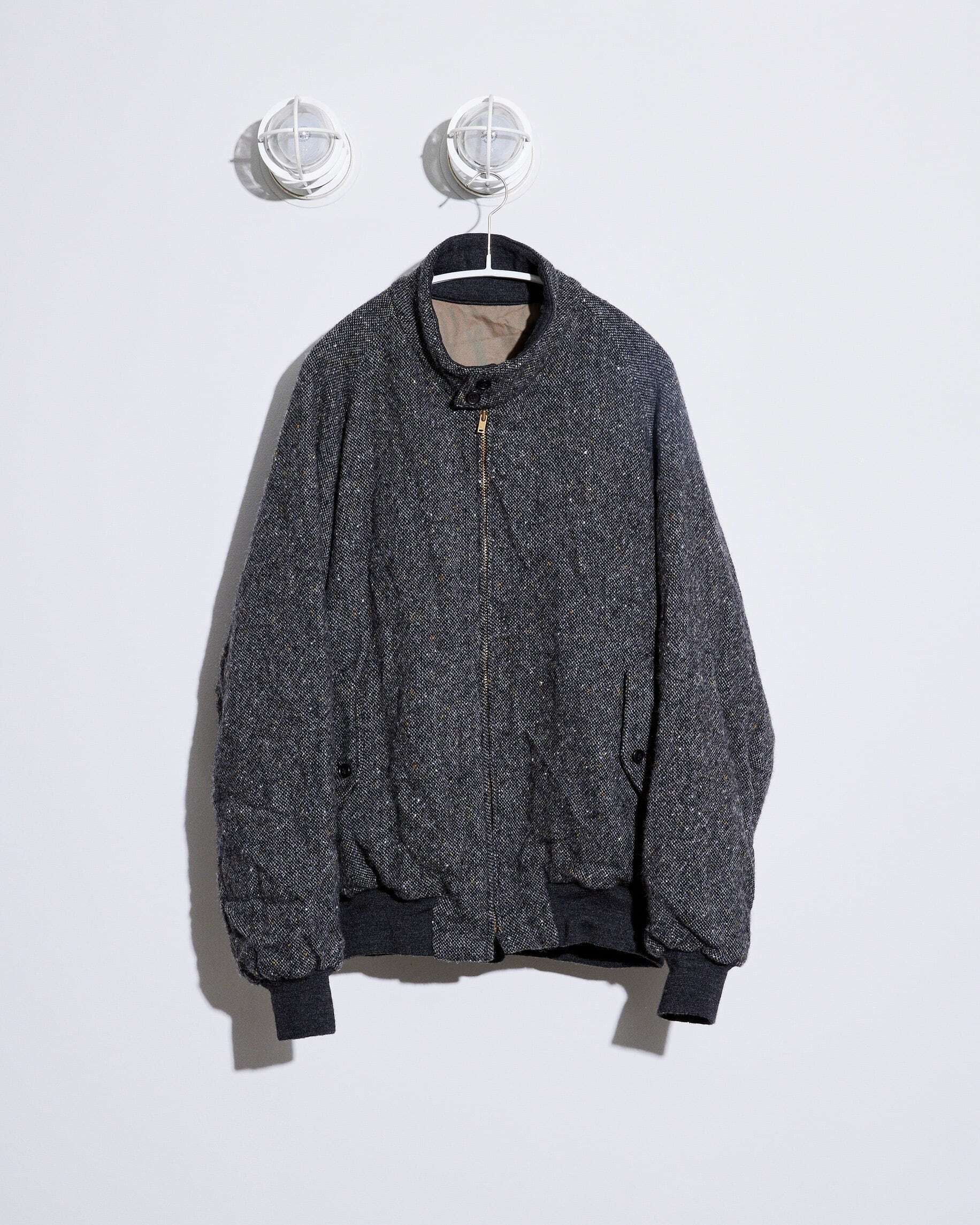 A.PRESSE everyone Tweed Harrington JKT M