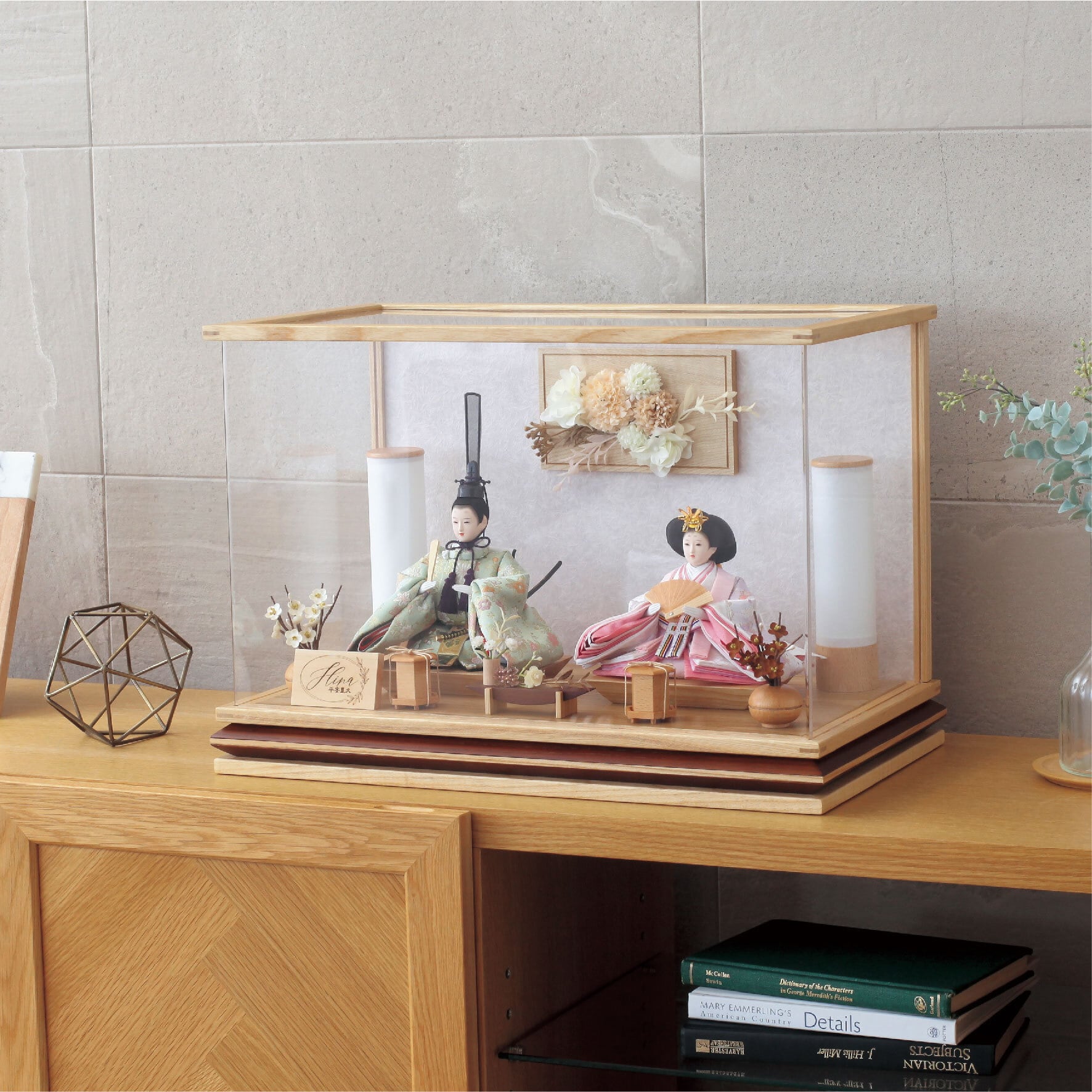 雛人形<ケース飾り>真凜親王飾り|ひな人形