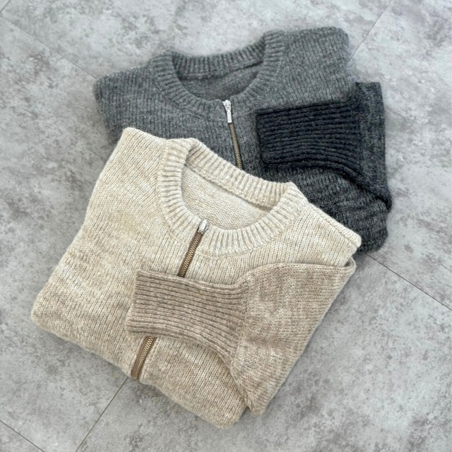 グラデモヘアブルゾン