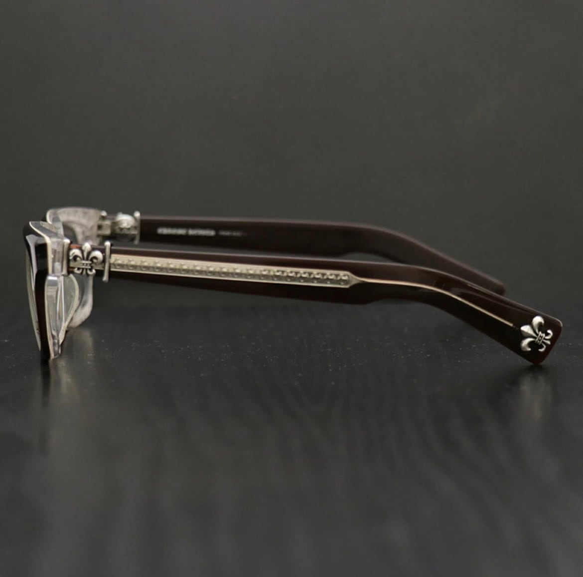 CHROME HEARTS クロムハーツ 伊達メガネ 眼鏡 SPLAT-A BSフレア