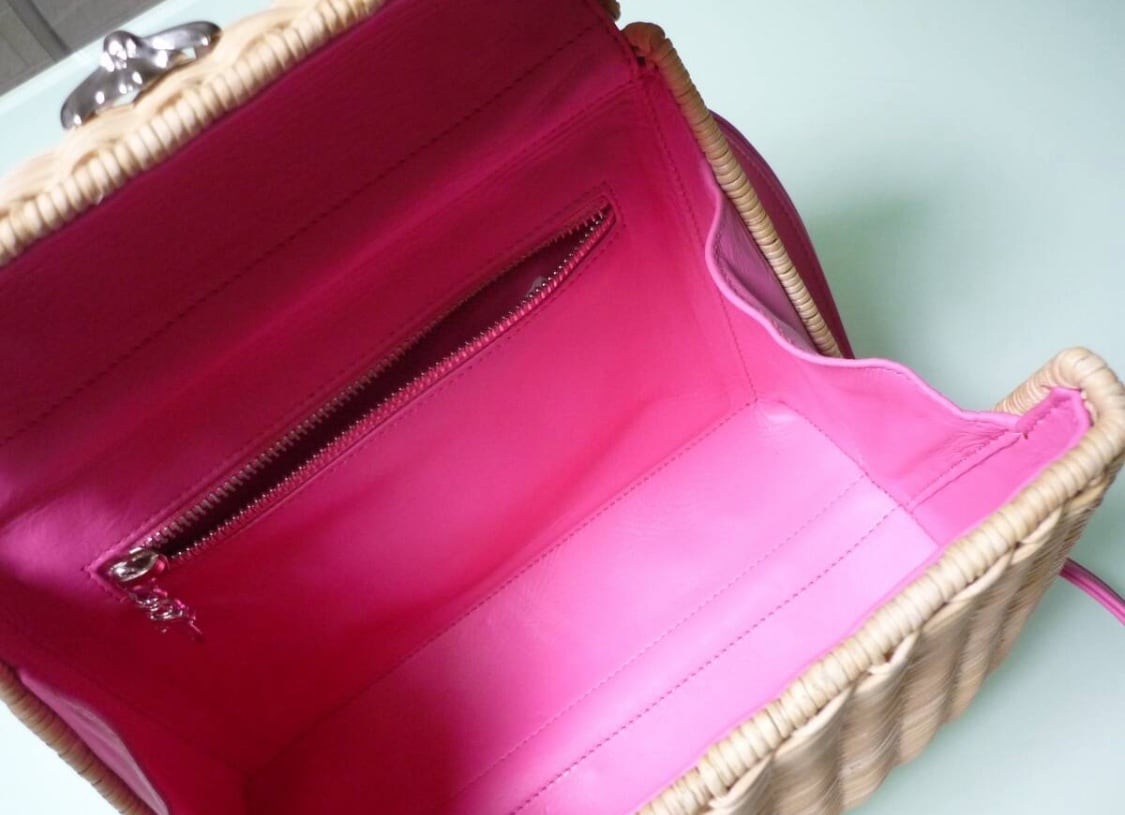 CHROME HEARTS クロムハーツ カゴバック 2WAY ショルダーバッグ ピンク