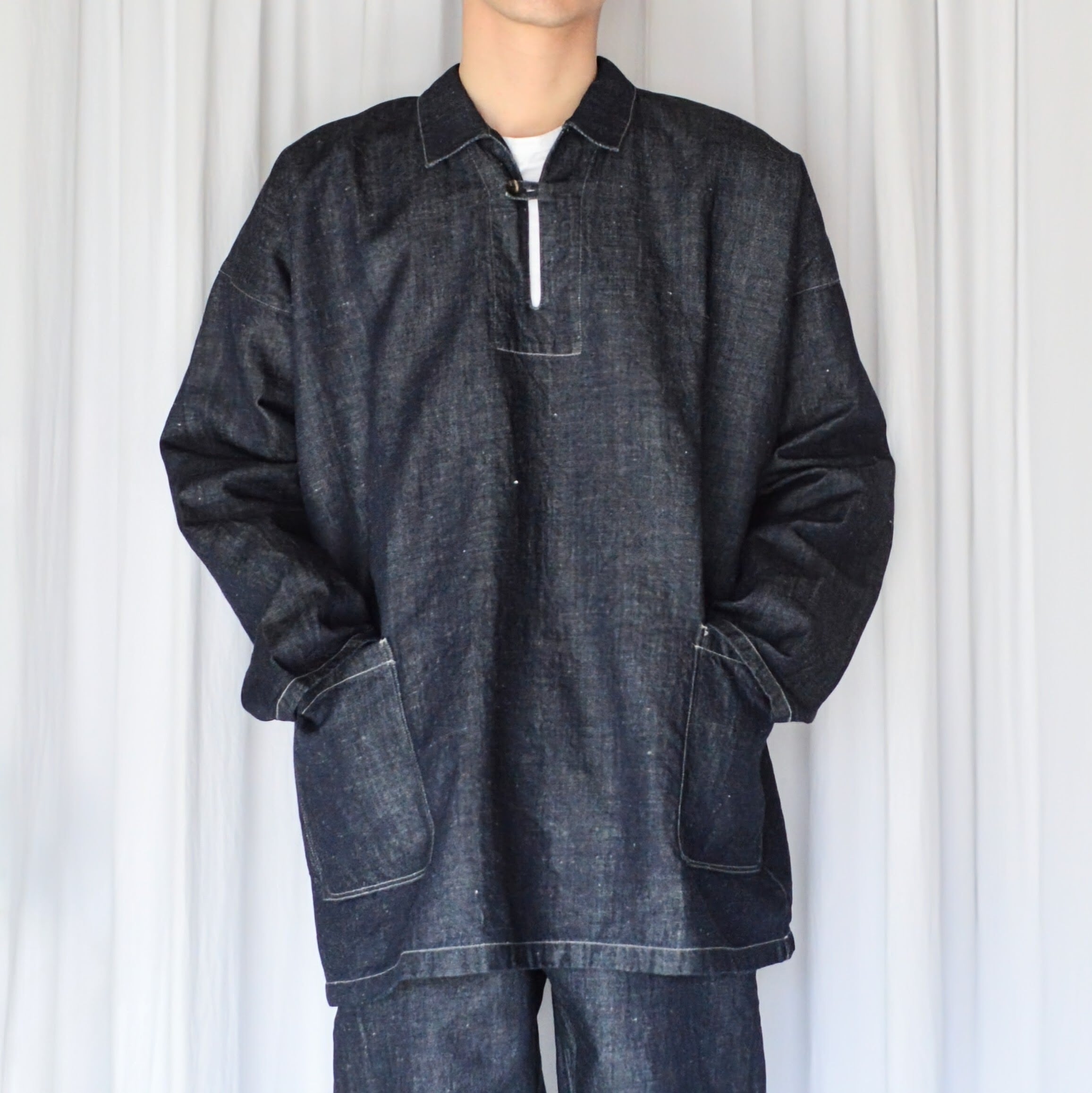 MITTAN / SH-150 OC大麻ライトオンスデニムプルオーバー | MA STORE