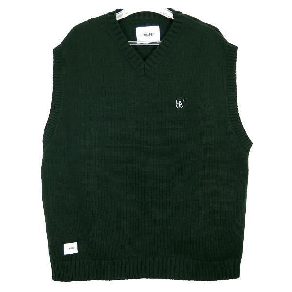 WTAPS 22AW DITCH/VEST/ACRYLIC.CRST 222MADT-KNM01 サイズ03(L ...