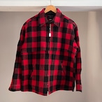 【Sz:- 〜XL相当】50s Johonson 『Wool Jacket』Buffalo Check