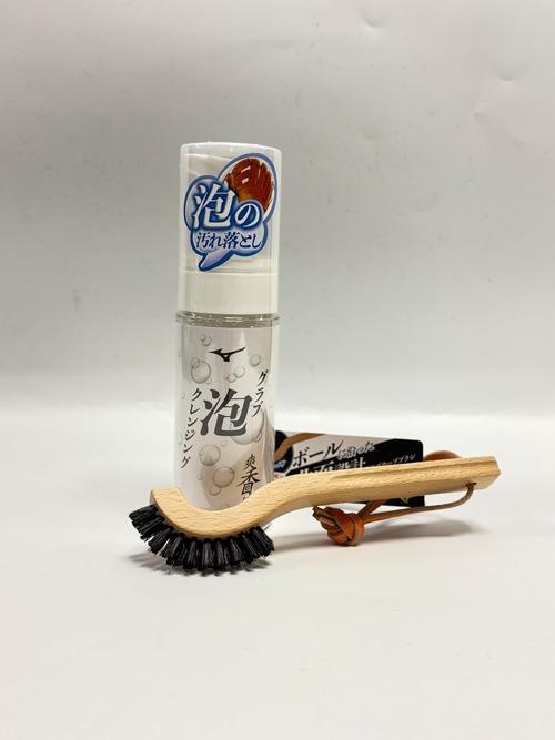 MIZUNOｰミズノ　ミズノ泡クレンジング×グラブカーブブラシ　お得セット 画像