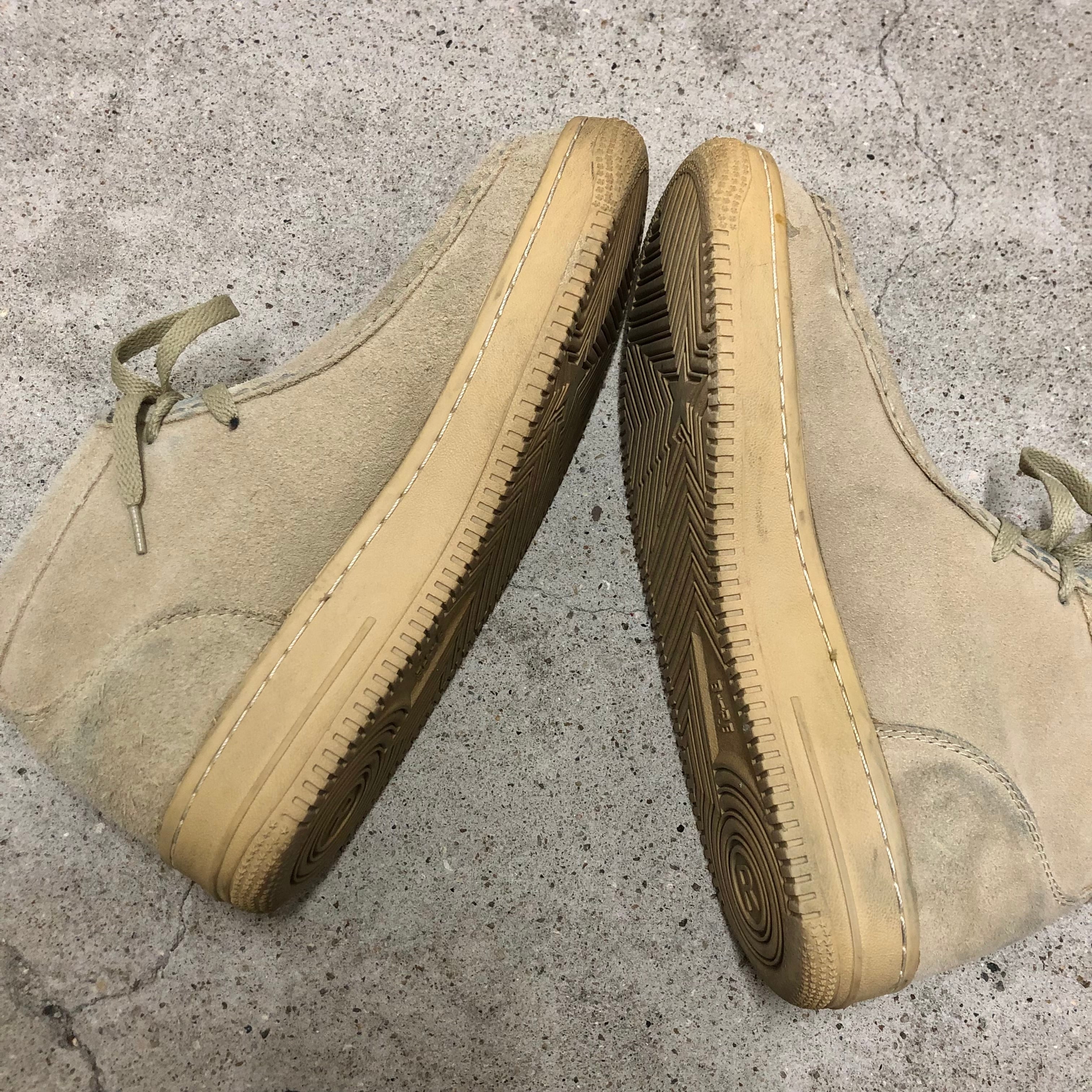 美品】BAPE STA ブーツスニーカー 27.5cm マスタード A BATHING APE 