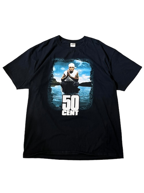 【SOLD】00s ©︎2005 "50CENT" Just A Lil Bit T-shirt【北口店】Tシャツ tee 2pac