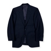 70s ビンテージ VAN JAC ヴァンヂャケット 段返3B テーラードジャケット サイズ (87)160-81-70 /ネイビー/当時物