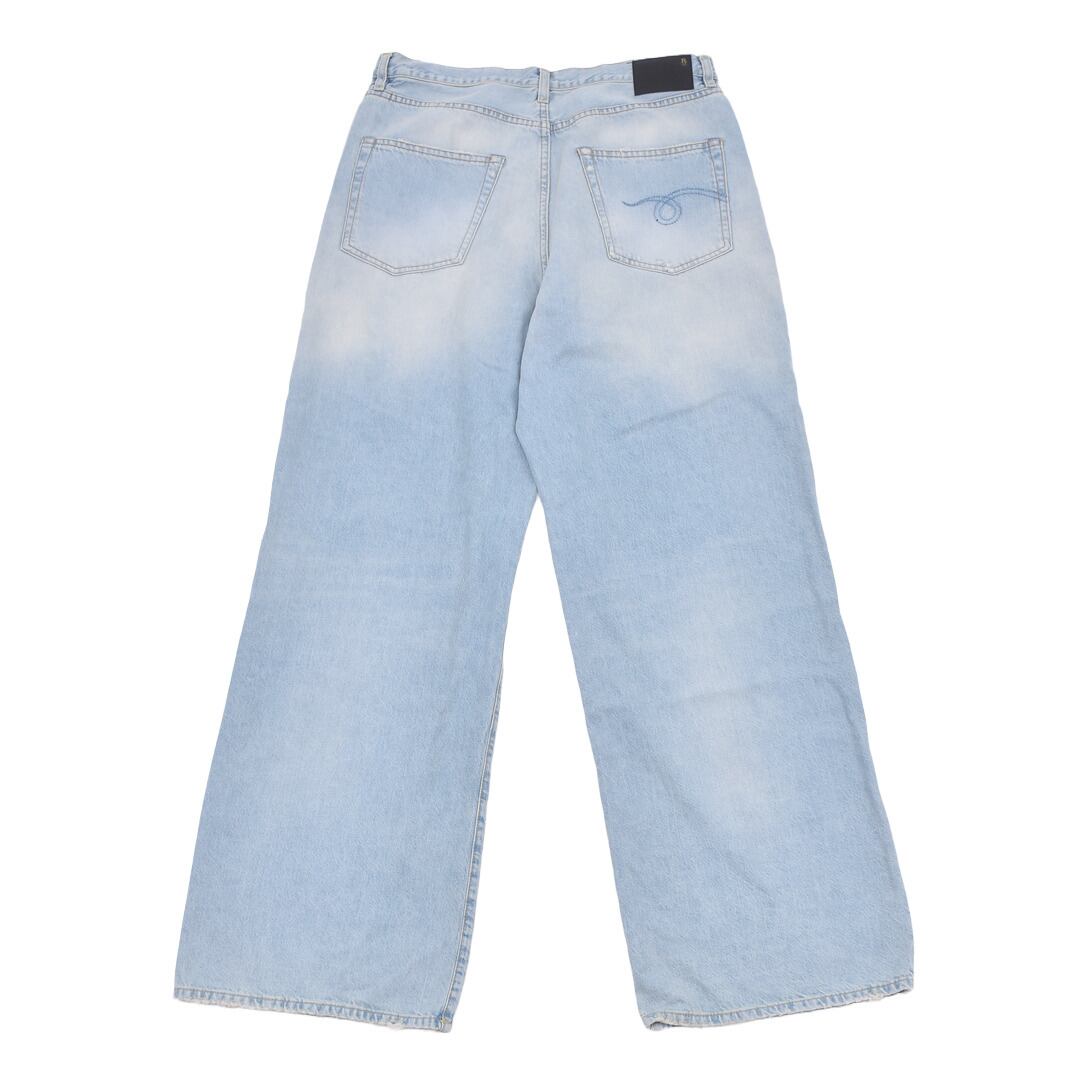 アパルトモン R13 DAMON PLEATED WIDE LEG DENIM R13】DAMON PLEATED WIDE LEG(BLUE) | AYIN