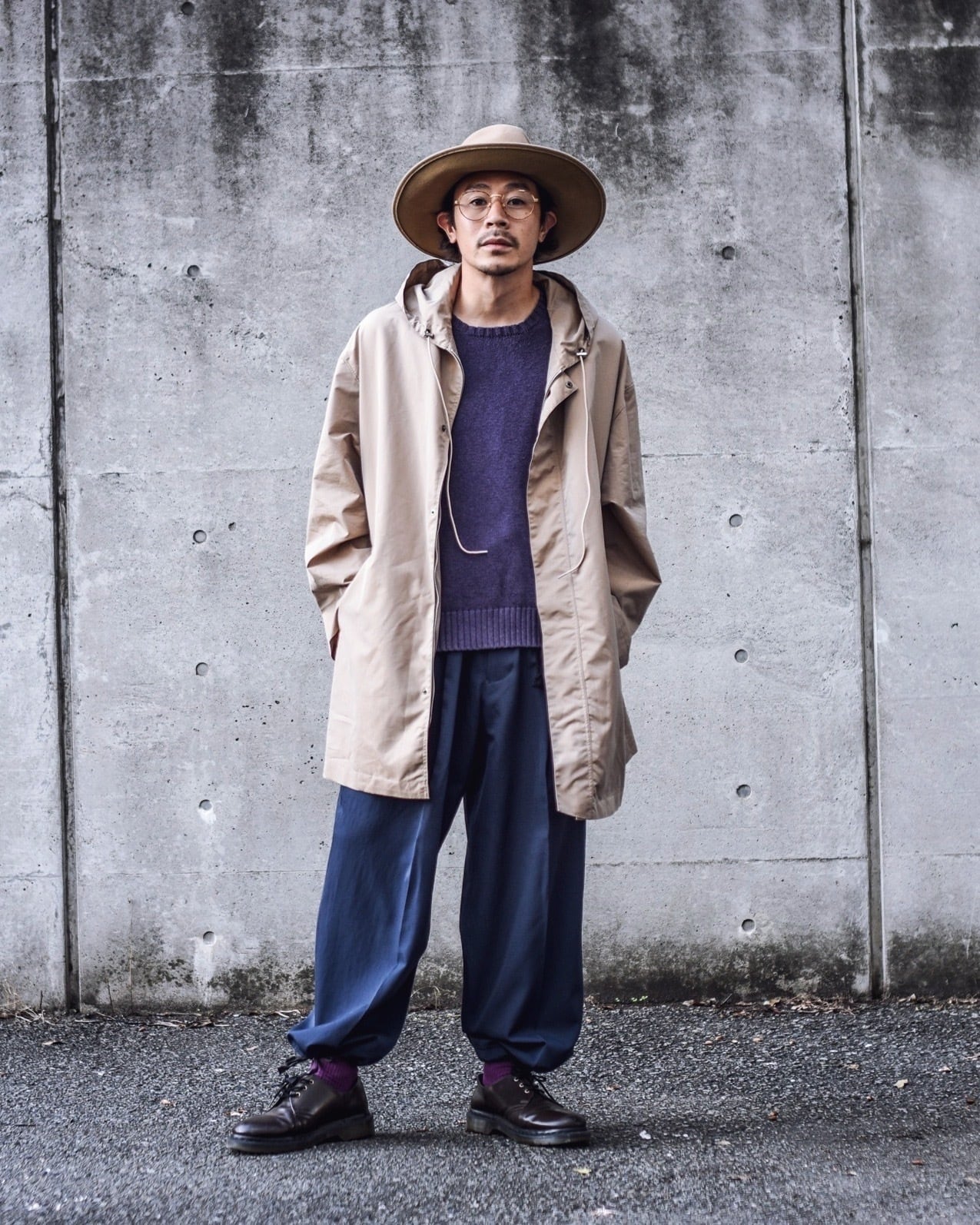 AURALEE オーラリー　FINX POLYESTER HOODED COAT