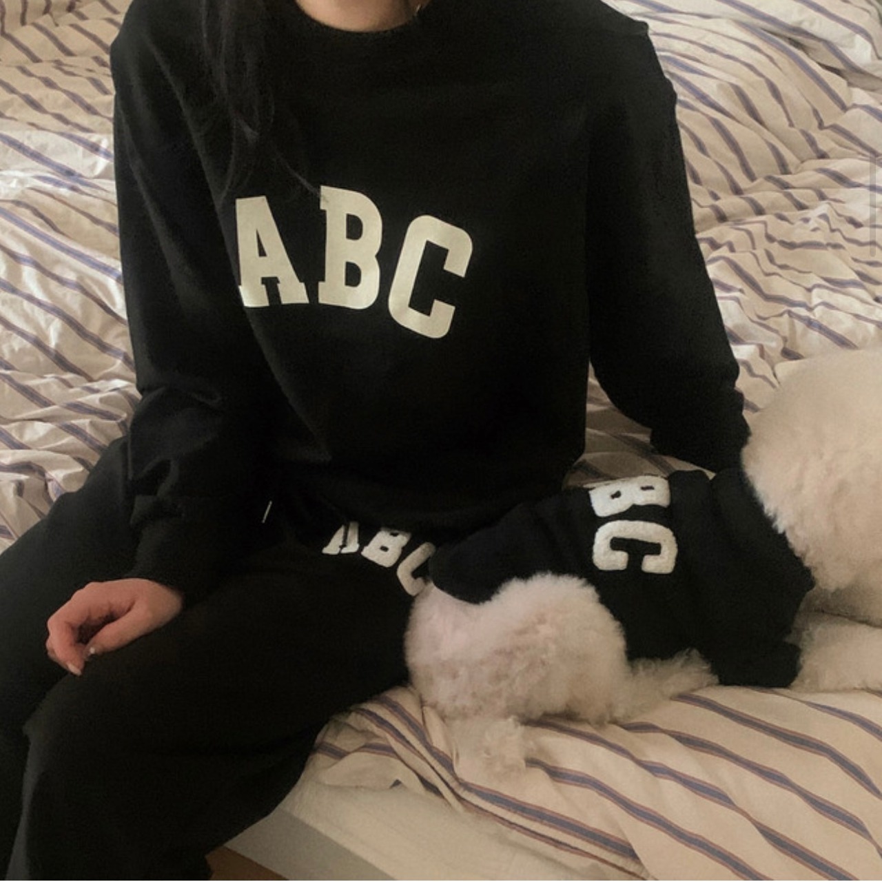 【HONEY DOG】ABC Tシャツ(black)