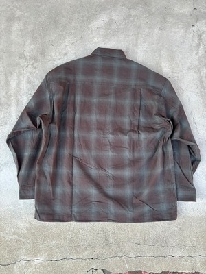 GENIUS CRAft / OMBRE CHECK SHIRT L/S / 長袖 / チェックシャツ