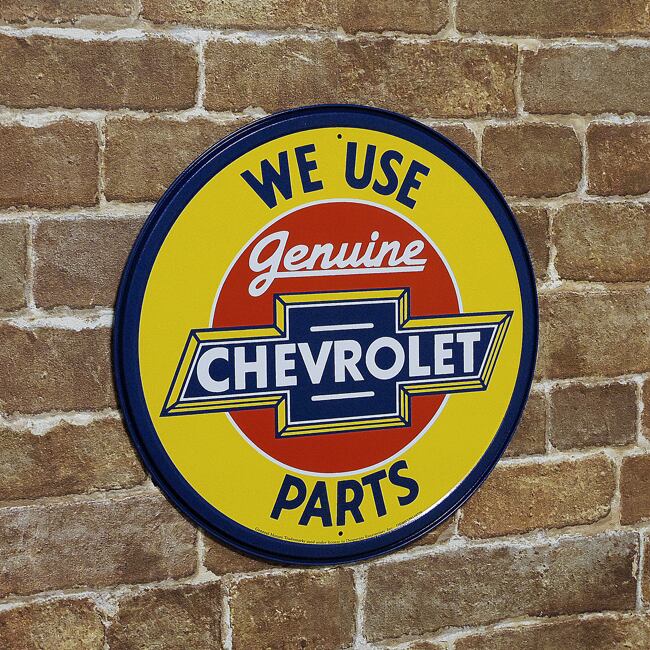 シボレー ラウンド型（WE USE Genuine CHEVROLET PARTS）アメリカン