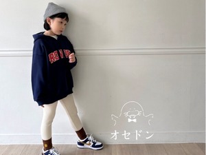 【bien joie】デイリーリブレギンス 90〜130cm アイボリー 241022