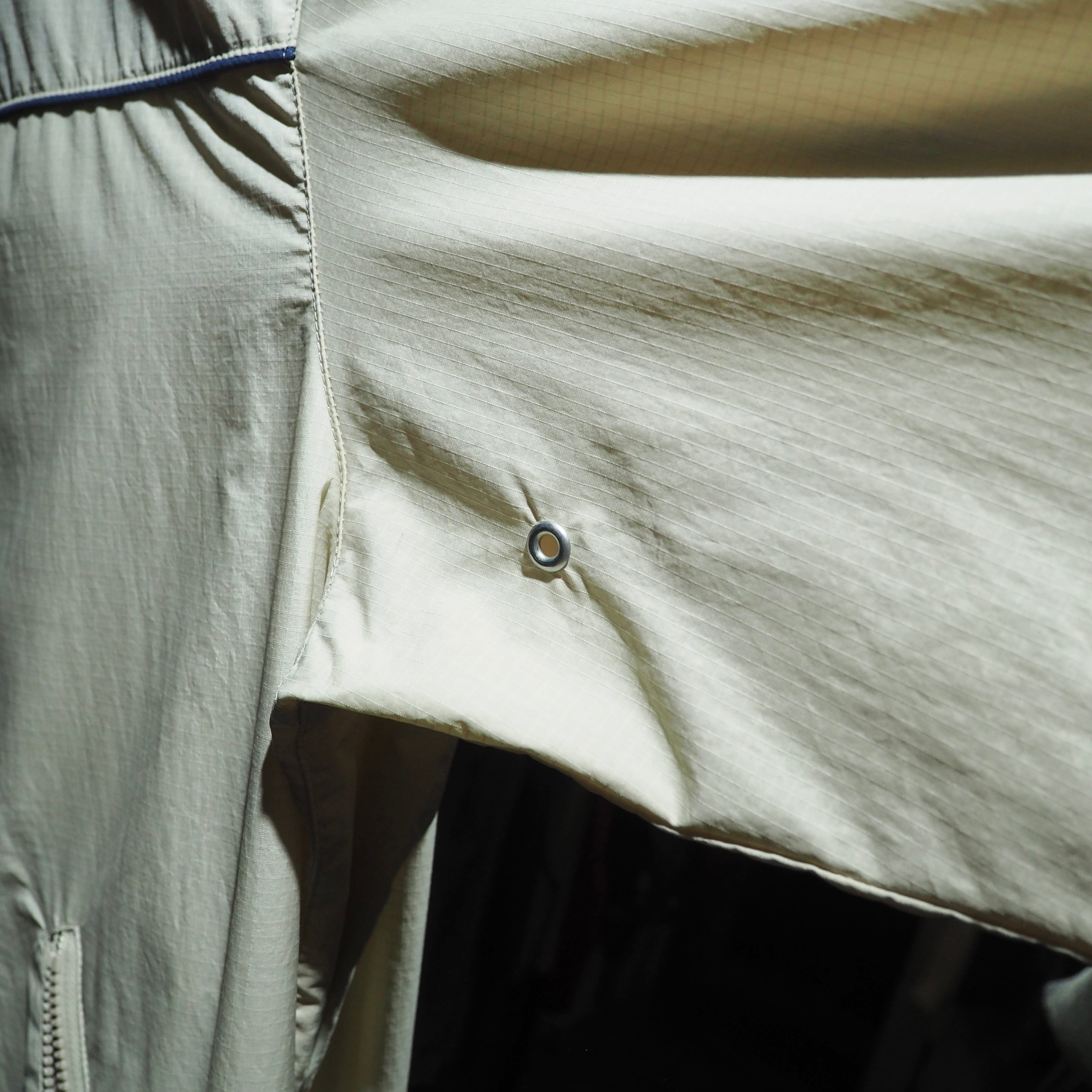 1990s " LACOSTE " Multi Tech gimmick vintage loose nylon jacket