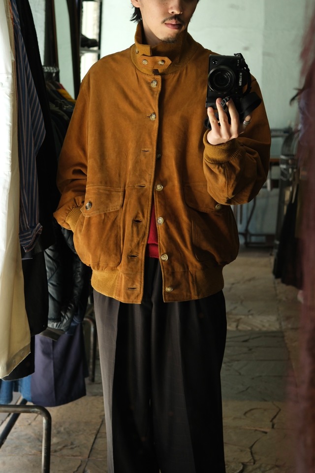 Utah／"BARRED'S COLLECTION" goat suede valstar jacket
