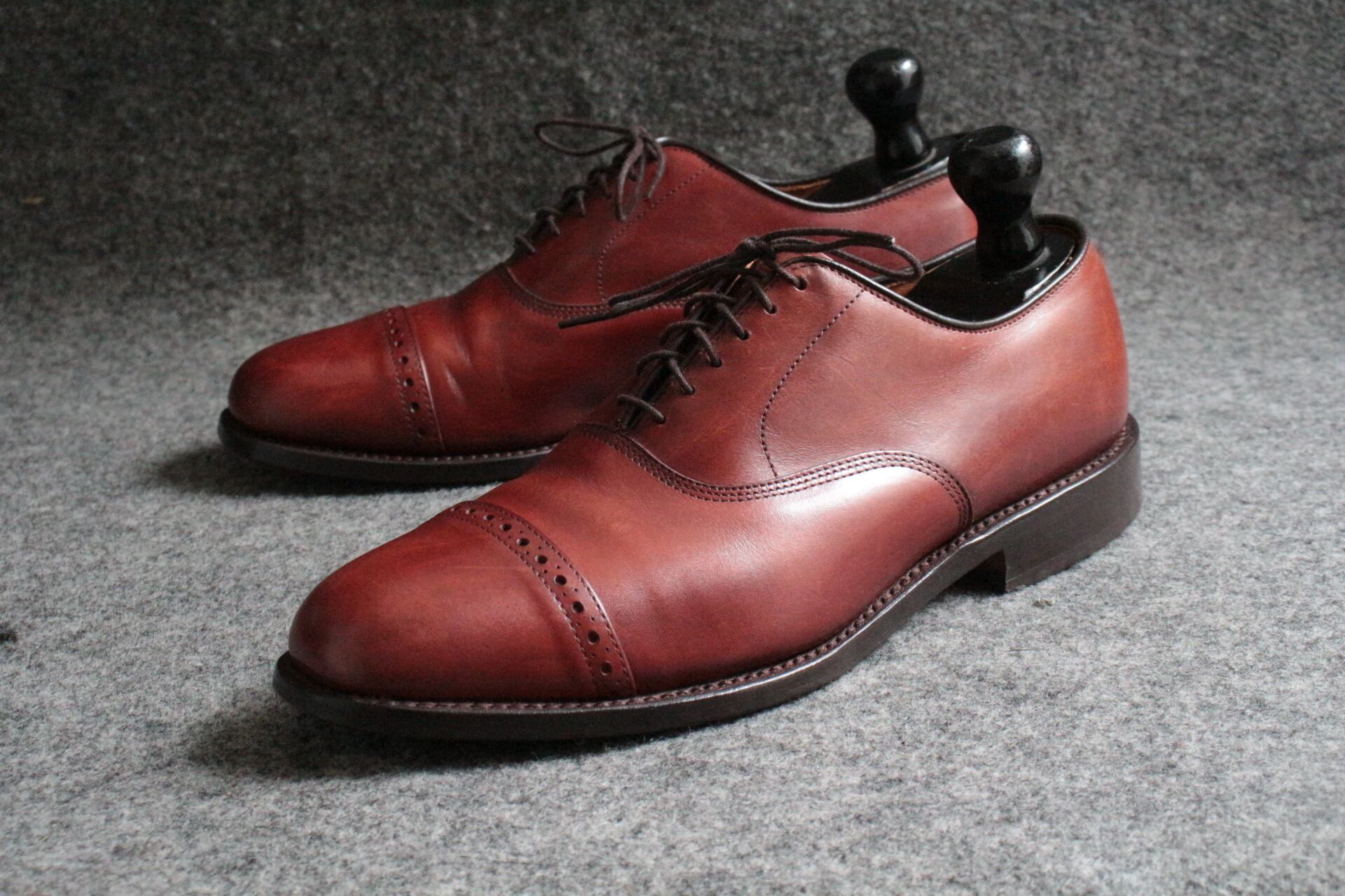 Allen Edmonds BrooksBrothersウイングチップUS9B Allen Edmonds BrooksBrothersウイングチップUS9B Allen Edmonds